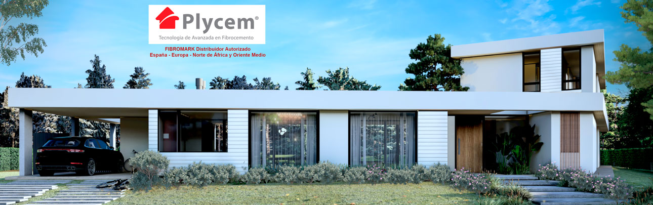 Placas de fibrocemento PLYCEM distribución en España por Fibromark